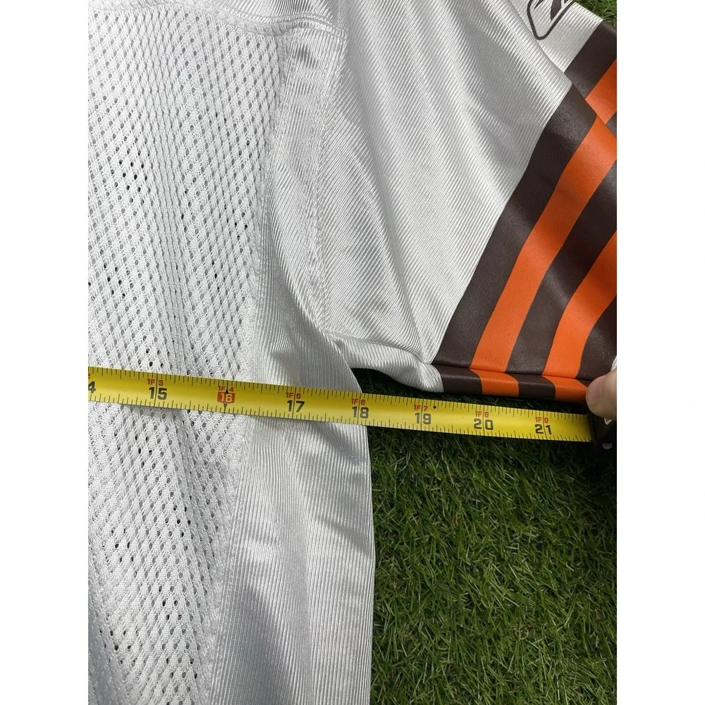 Reebok Cleveland Browns Football Jersey Youth Large #5 Jeff Garcia White NFL